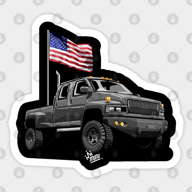 Off Road Overland C4500 Truck America Sticker by MINIWHEELS.ID